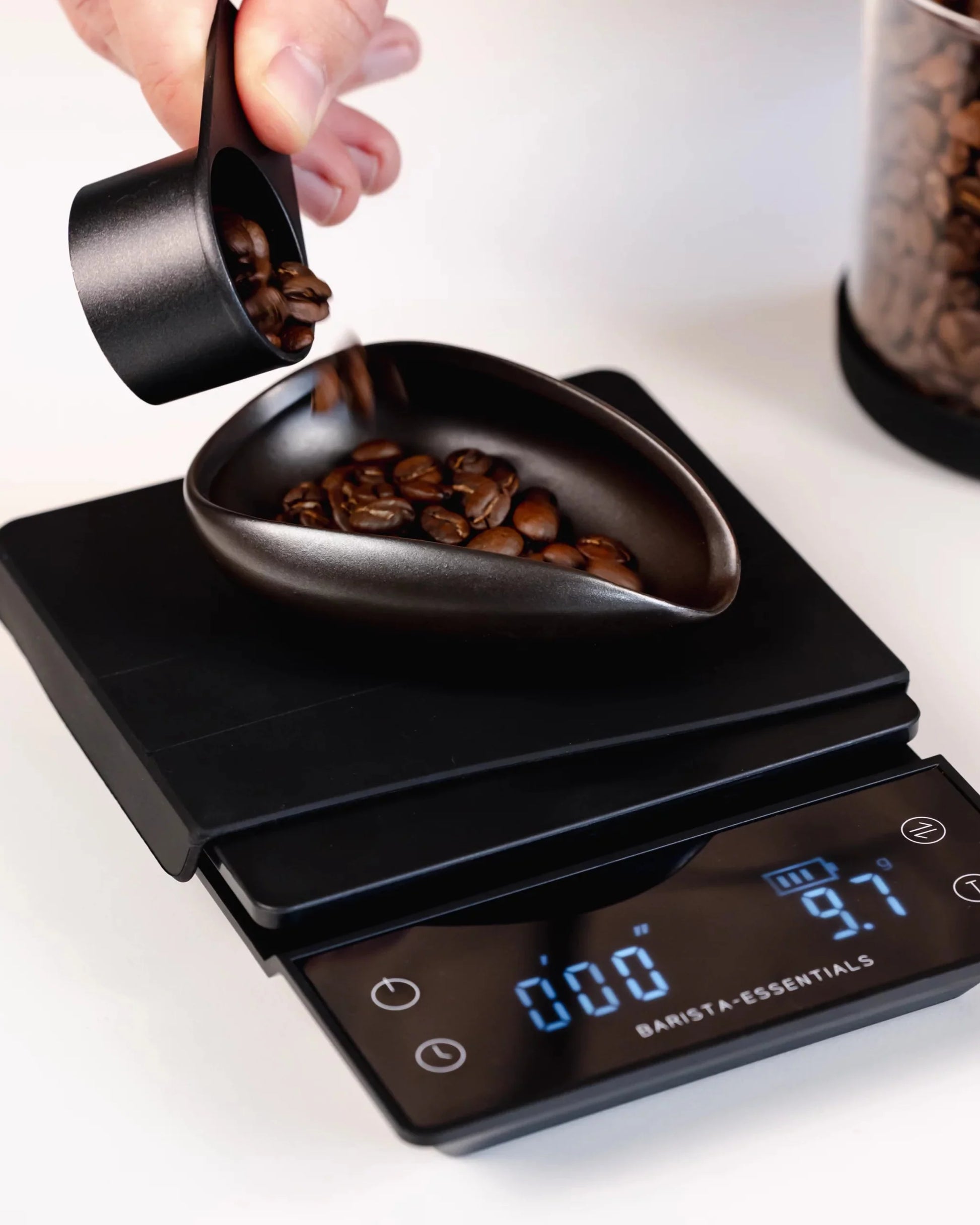 Coffee scale with timer