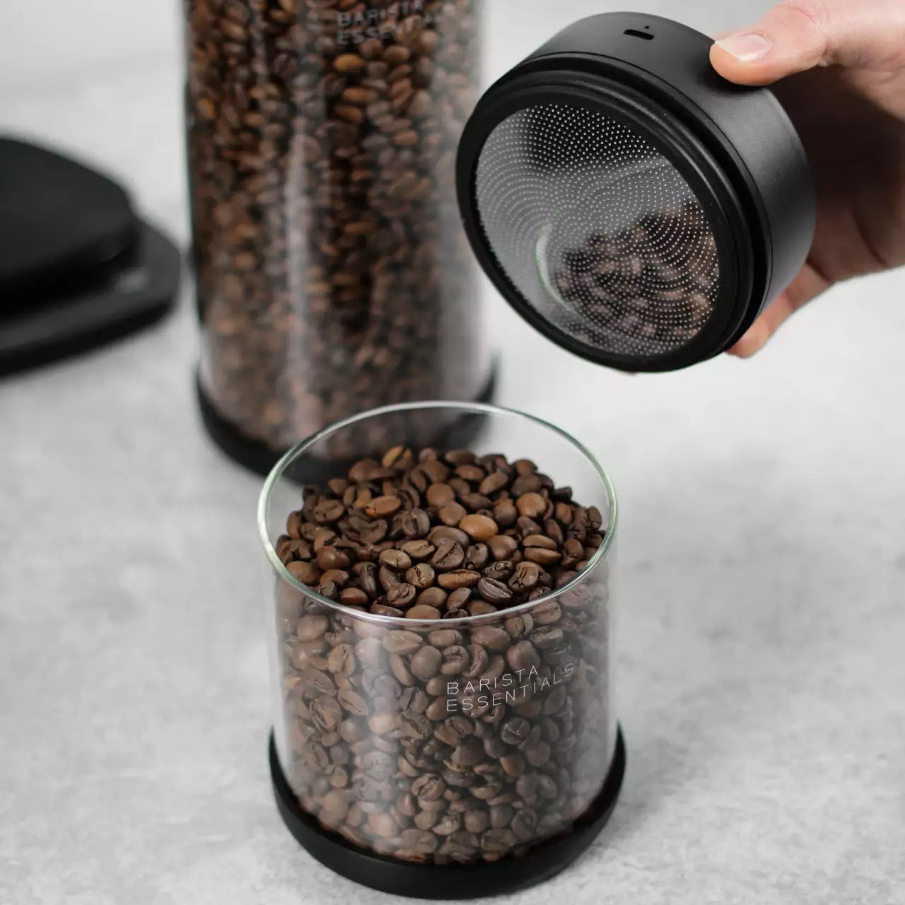 Vacuüm bewaarbus - koffiebonen